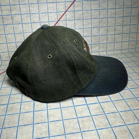 Snap On Tools Strapback Hat - Green Blue Vintage Adjustable Cap Made In USA - Picture 2 of 6